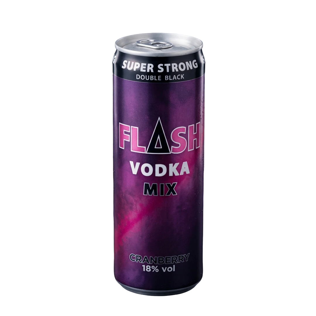 Flash Vodka mix 18% Cranberry
