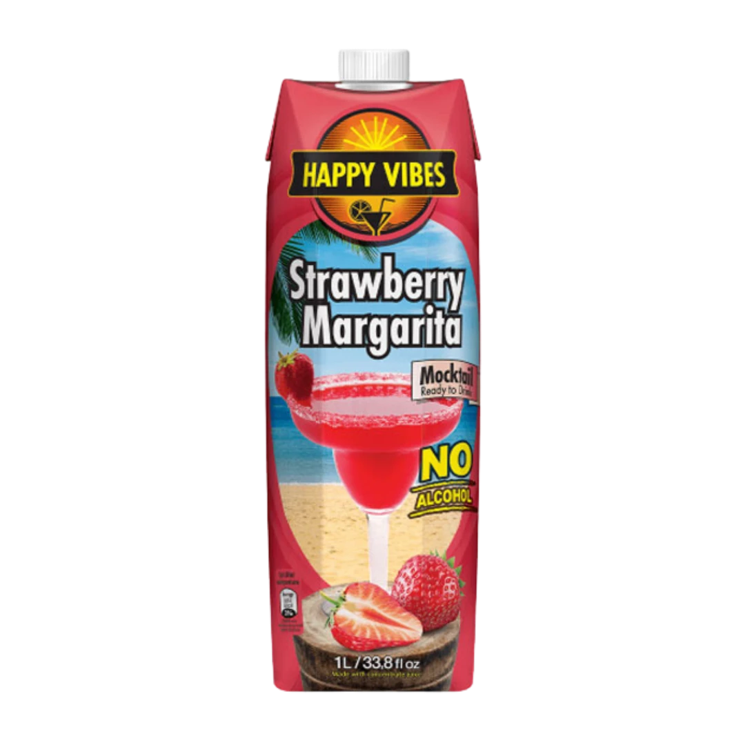 Happy Vibes Strawberry Margarita 1L