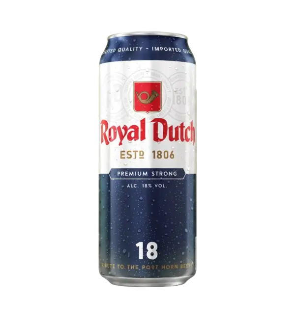 Royal Dutch 18% Lager Beer Can