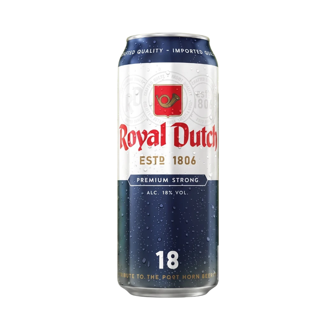 Royal Dutch 18% Lager Beer Can