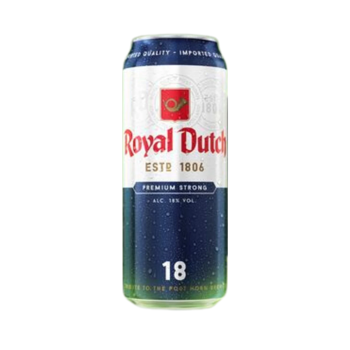 Royal Dutch 18% lager beer can