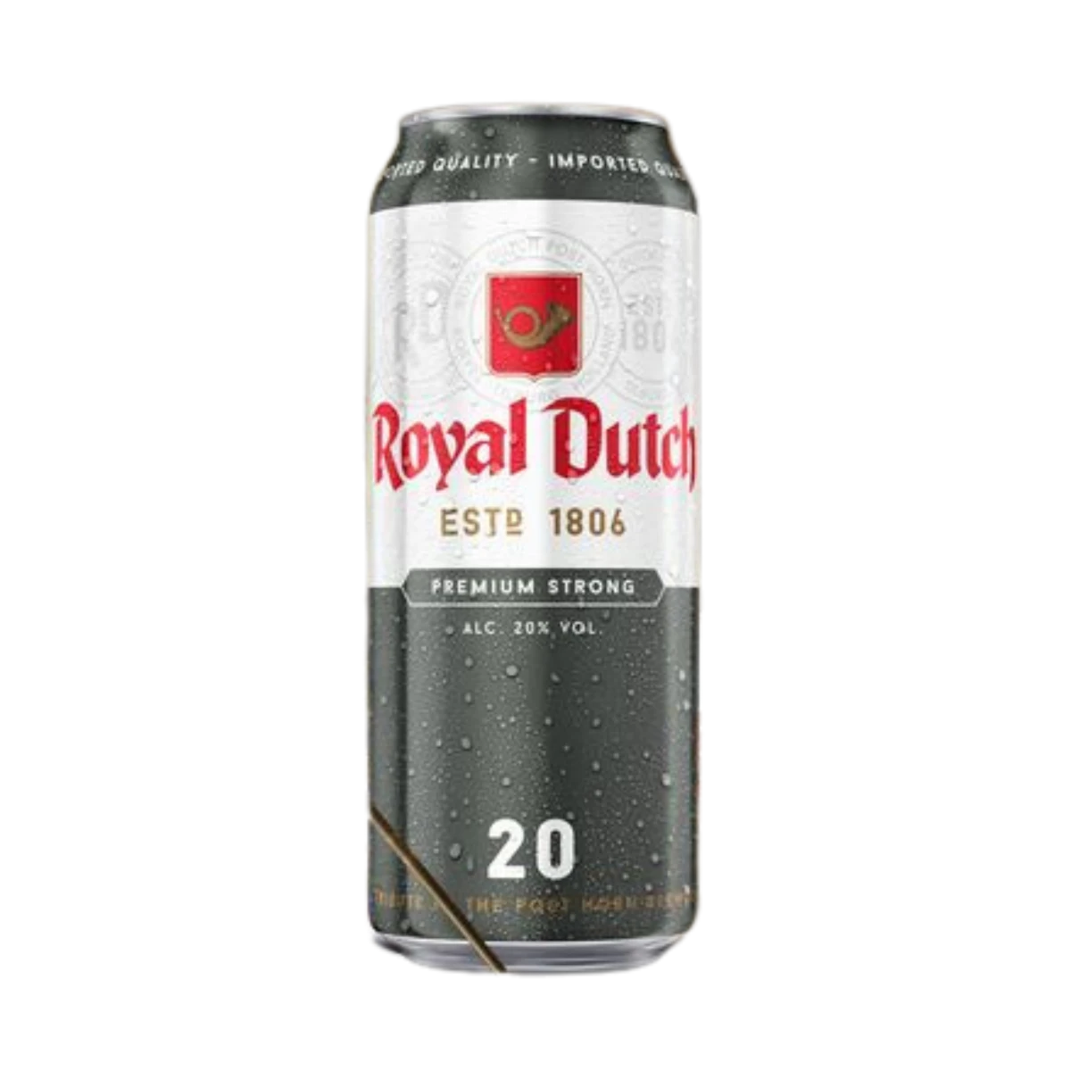 Royal Dutch 20% lager beer can