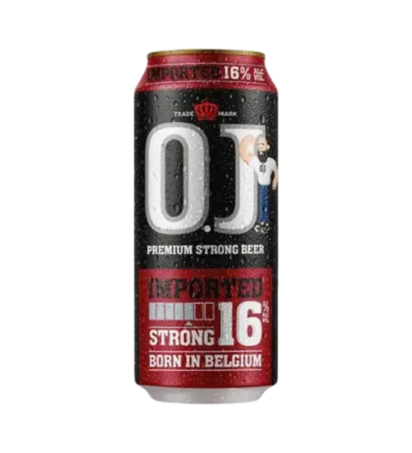 O.J 16% Strong Beer 500ml Can