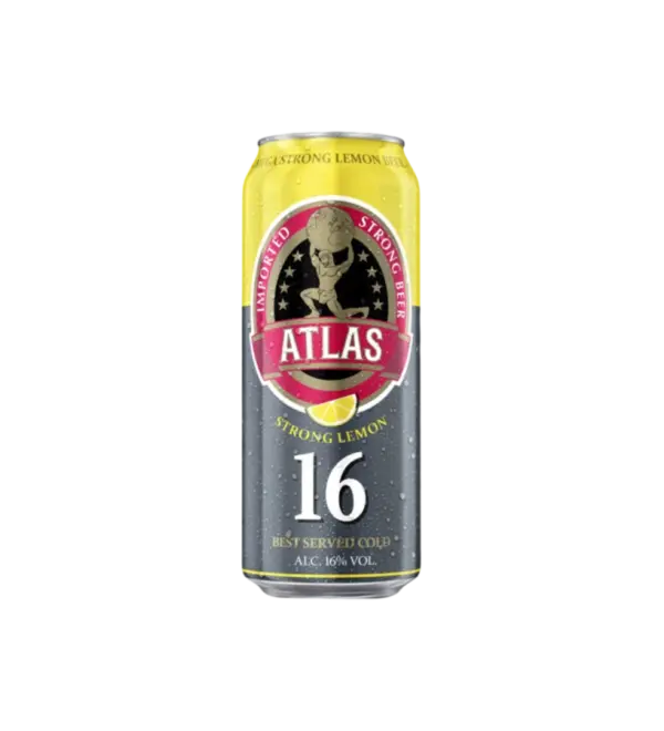 Atlas16% Lemon Can 500ml