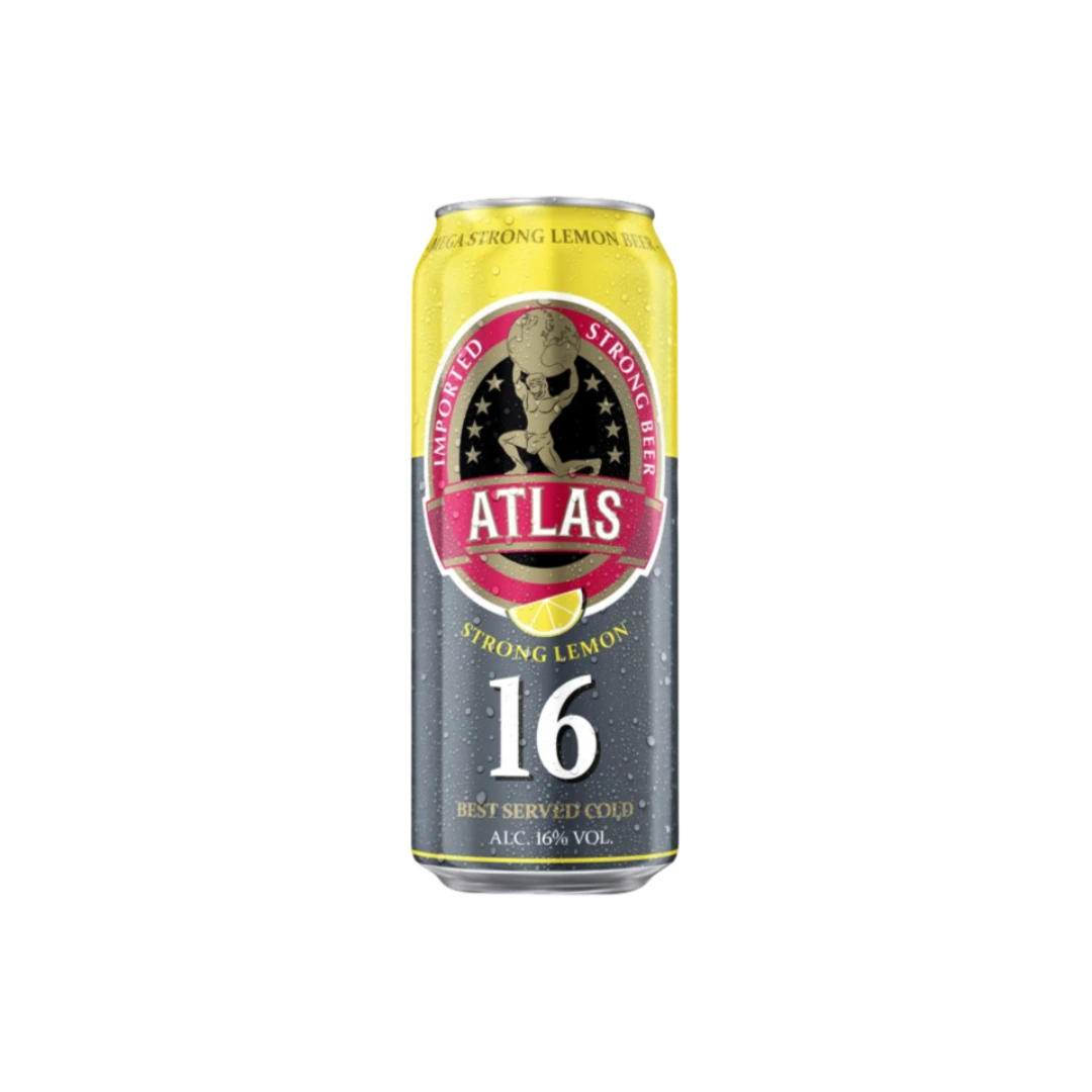 Atlas16% Lemon Can 500ml